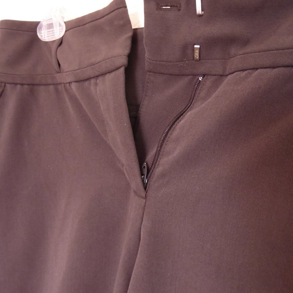 Brown Wide Leg Capri Pants - by East 5th - Picture 2 of 5
